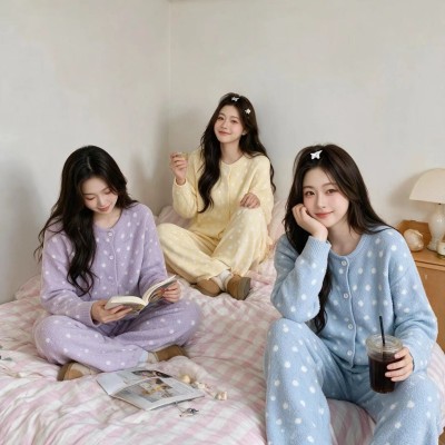 광저우 겨울 잠옷 신상