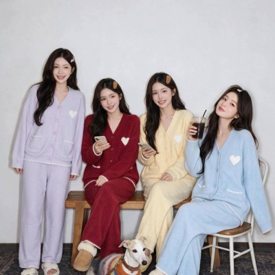 광저우 겨울 잠옷 신상
