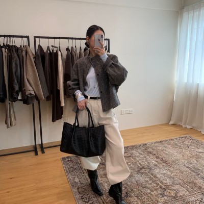100% 울 단척 아우터