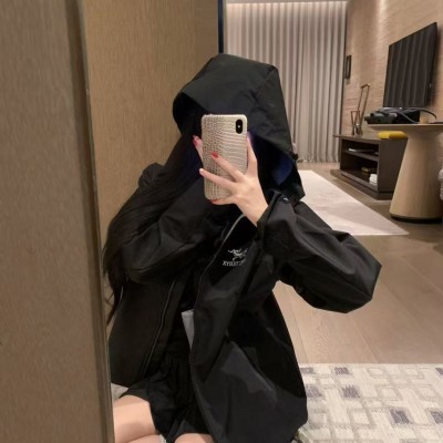 조류 브랜드 방풍 재킷, 남