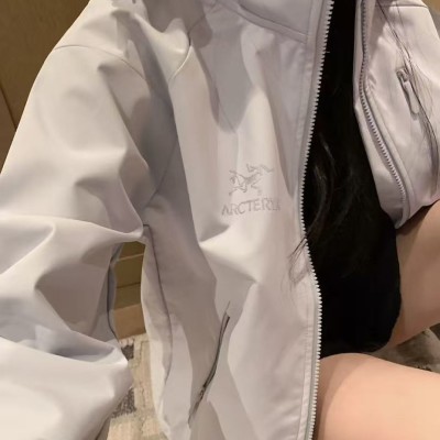 D7291 남녀 공용，고품질 하드 셸 재킷，블랙 블루 핑크